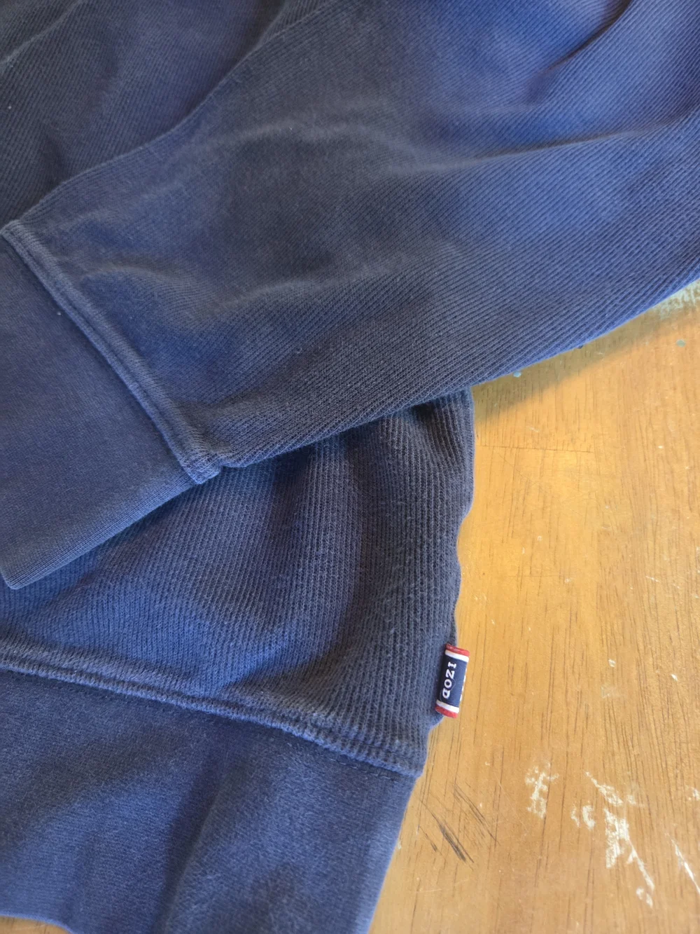 Izod Men's Navy Quarter-Zip Sweater